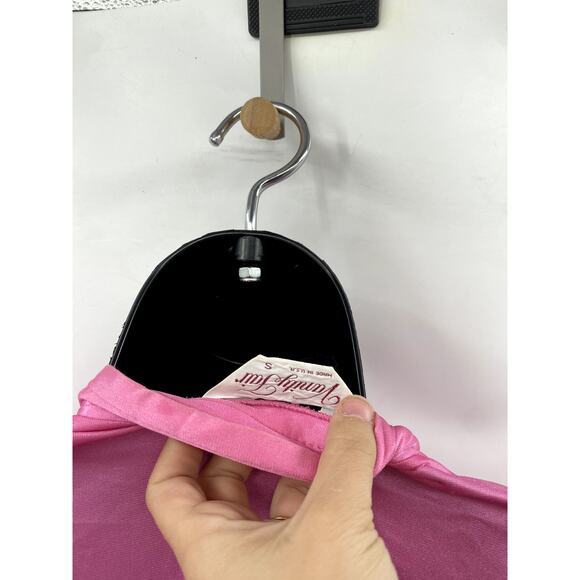 Vanity Fair Hot Pink Vintage Long Duster Robe - Picture 5 of 5